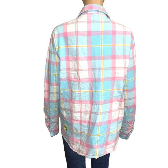 Cakeworthy Women's M Flannel Shirt Button Front My Little Pony Pegasus - Picture 3 of 7